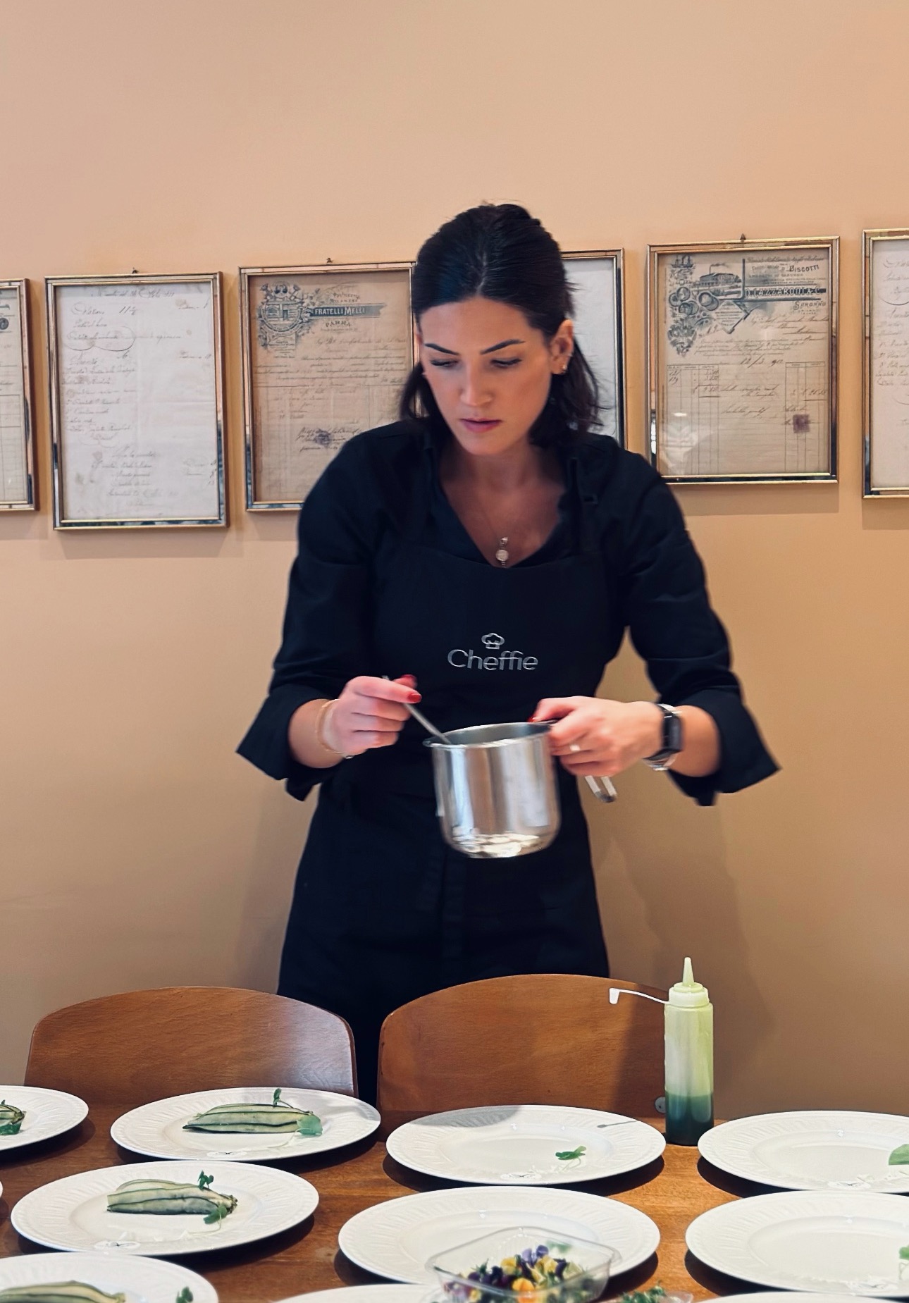 Eugénie at the pass — Private Event · Paris